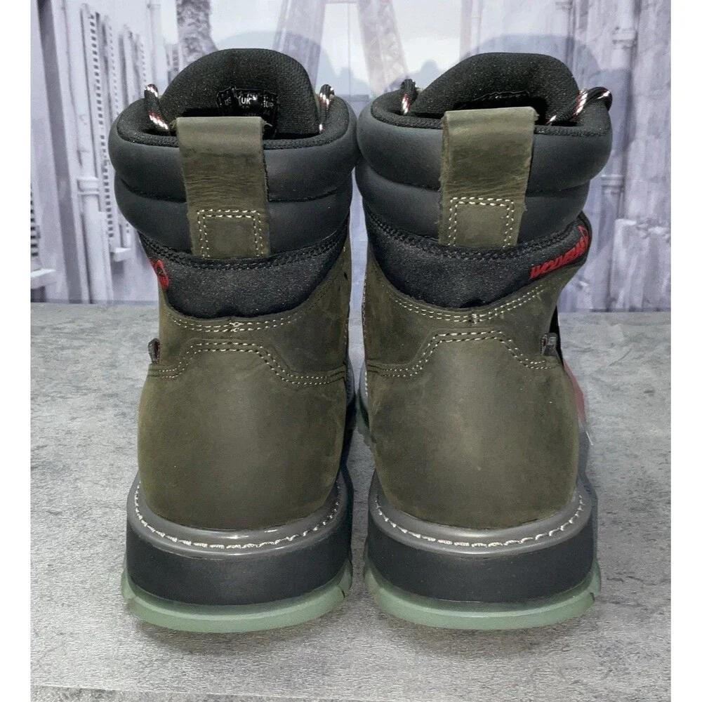 Wolverine Floorhand LX Cap-Toe 6”Work Boot Men Bungee Cord Size 11